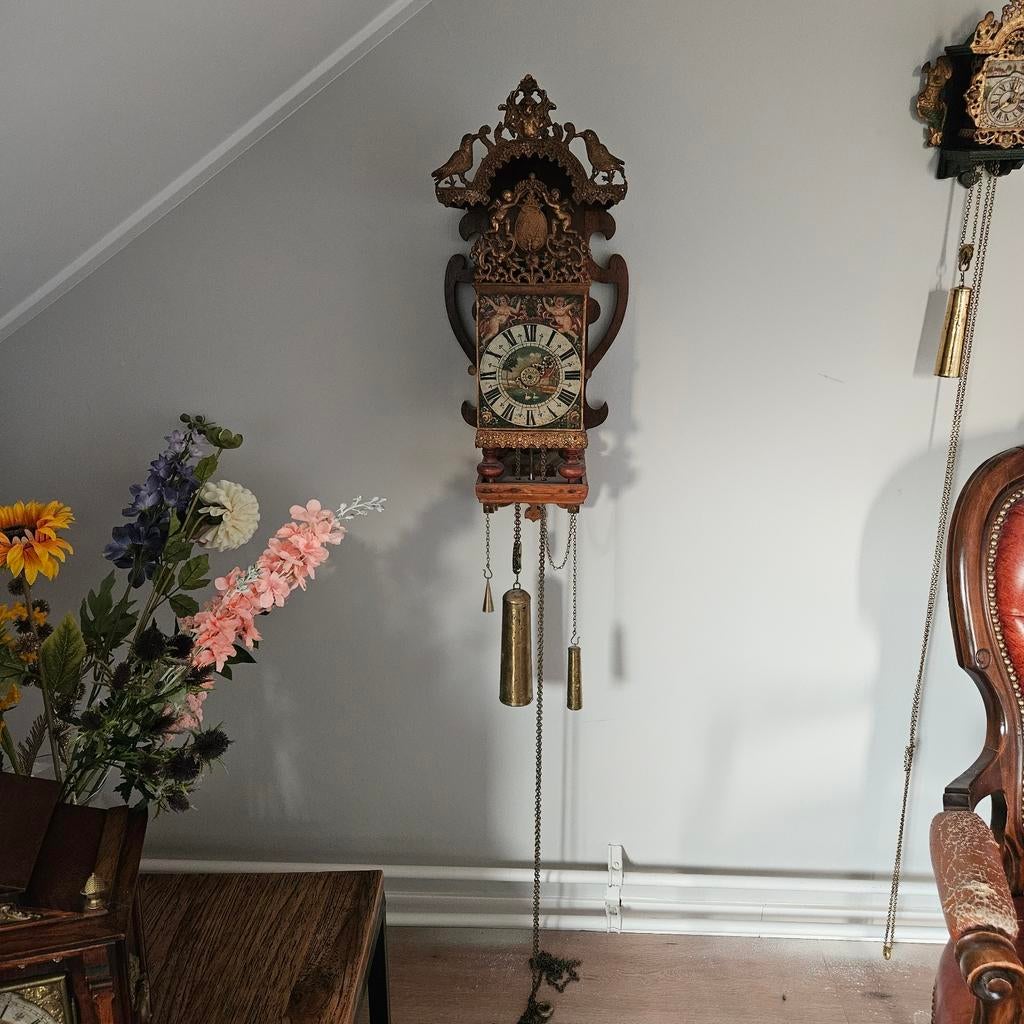 Stoelklok 18e eeuw, Antiek en Kunst, Ophalen of Verzenden