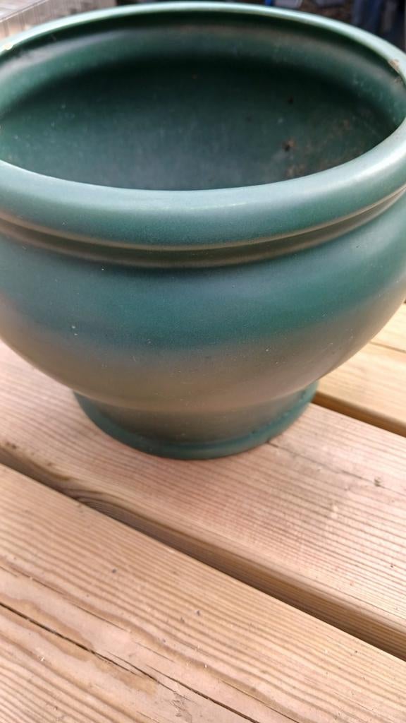 Bloempotten, Rond, Ophalen of Verzenden, Zo goed als nieuw, Aardewerk