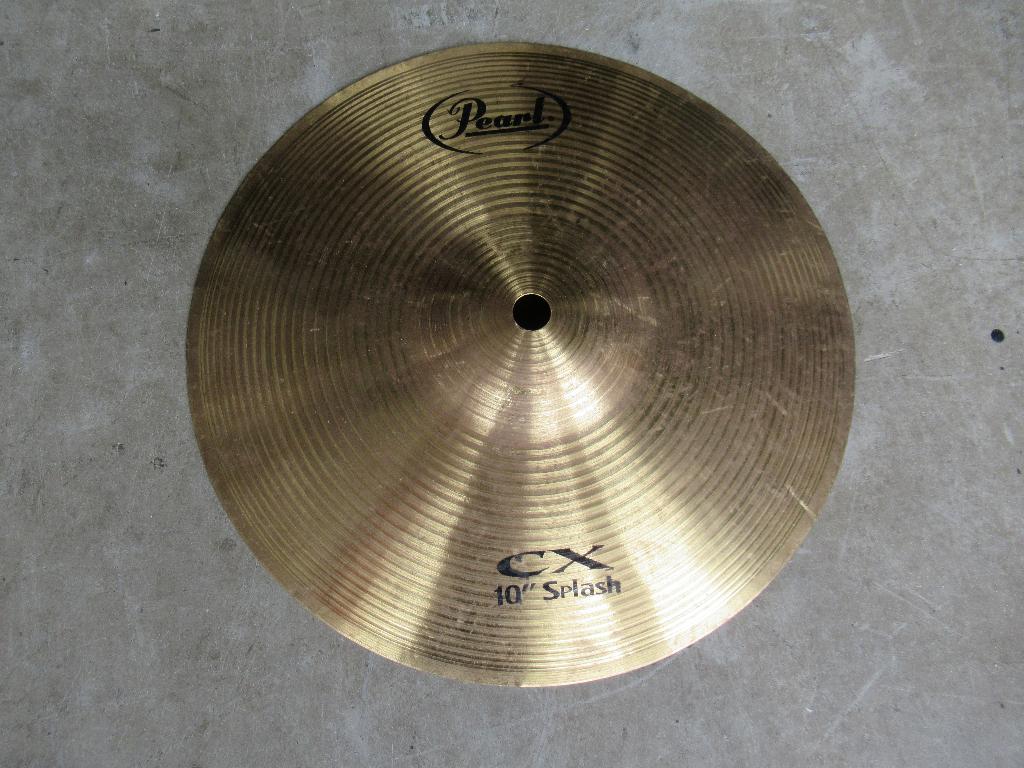 Pearl  CX10inch splash bekken, Muziek en Instrumenten, Ophalen of Verzenden, Gebruikt, Drums of Percussie