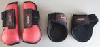 GEBRUIKTE SET RODE PEESJES & STRIJKLAPPEN, MAAT PONY, Dieren en Toebehoren, Paarden en Pony's | Beschermers, Ophalen of Verzenden