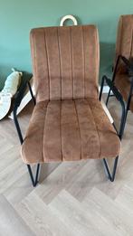 Van bommel eetkamer stoelen, Gebruikt, Bruin, Ophalen of Verzenden, Vier