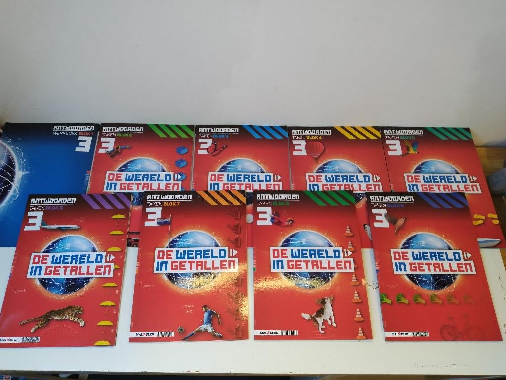 De Wereld in Getallen Antwoordenboek - Groep 3 Blok 1 t/m 9, Boeken, Ophalen of Verzenden, Nieuw, Overige niveaus, Overige vakken
