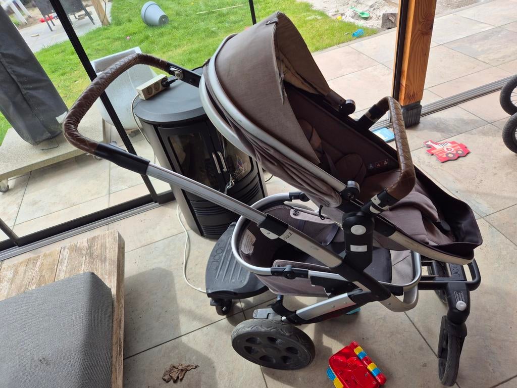 Joolz kinderwagen met meerijdplankje en winkelmand, Kinderen en Baby's, Kinderwagens en Combinaties, Gebruikt, Duowagen, Ophalen
