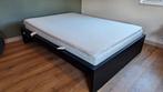 Ikea Malm bed 140x200 - Goede staat!, Ophalen, Gebruikt, Zwart, 140 cm