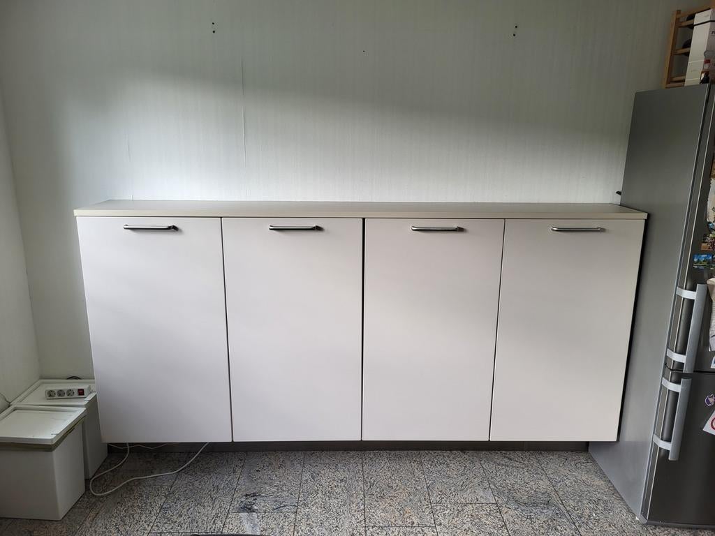 Zwevende keukenkast 241x109x35 cm, Ophalen, Gebruikt