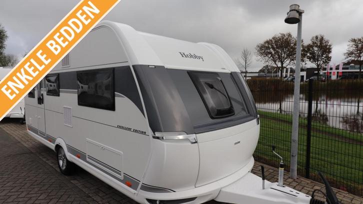 Hobby Excellent Edition 495 UL Korting € 3.000,- |, Caravans en Kamperen, Caravans, Bedrijf, tot en met 4, 1000 - 1250 kg, Rondzit