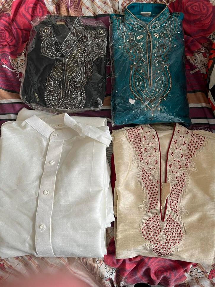 Traditionele Hindoestaanse Kleding - Diverse Sets, Kleding | Heren, Overige Herenkleding, Zo goed als nieuw, Ophalen of Verzenden