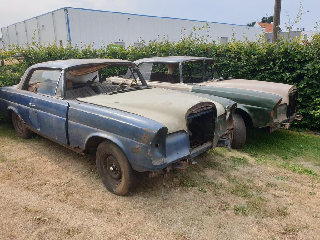 Mercedes w111 w112 se onderdelen coupe, Ophalen