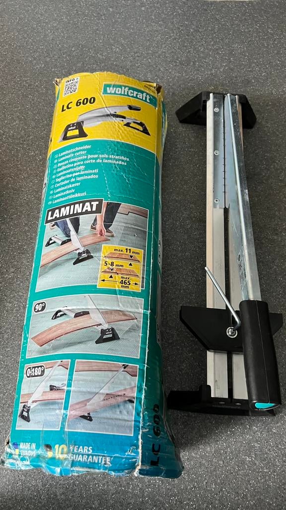 Wolfcraft Laminaatsnijder lc600, Ophalen, Kunststof, Gebruikt, 50 tot 150 cm