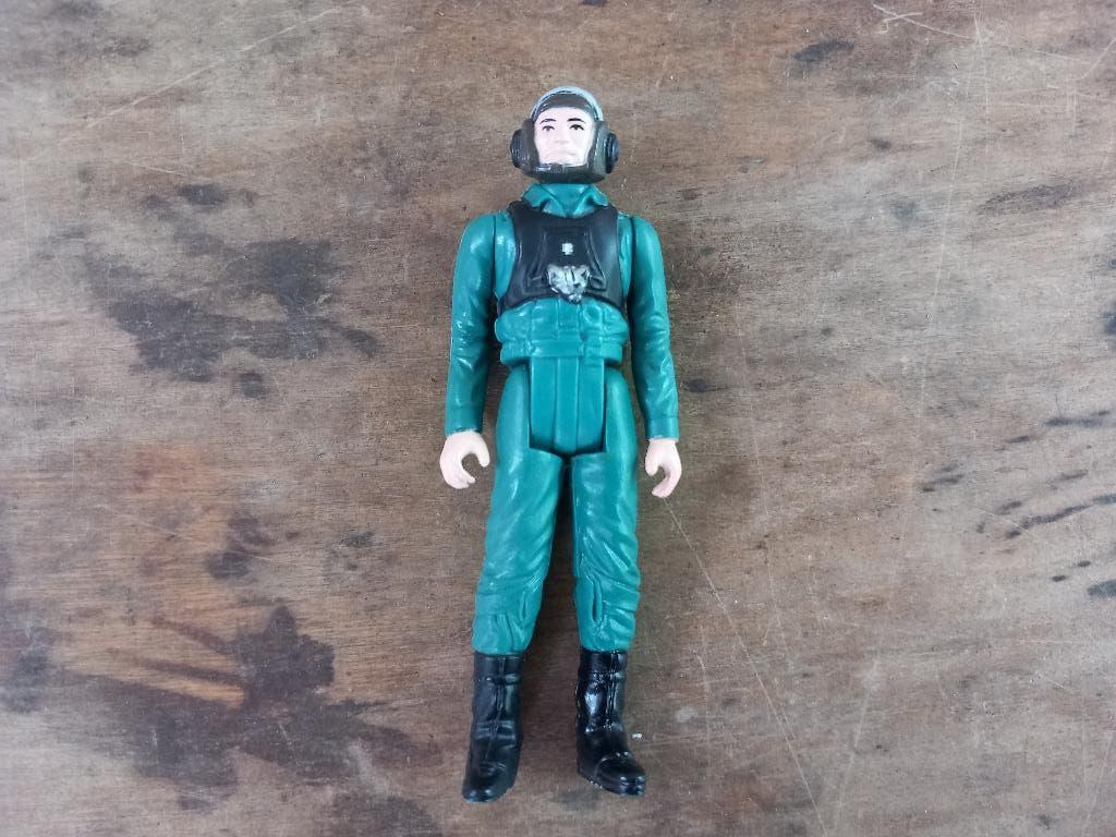 Star wars vintage A wing pilot, Ophalen of Verzenden, Gebruikt, Actiefiguurtje