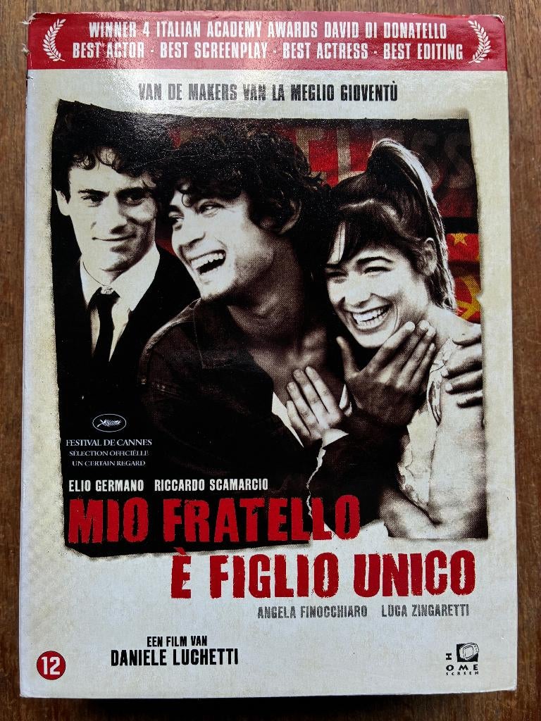 Mio Fratello e Figlio unico DVD, Vanaf 12 jaar, Ophalen of Verzenden, Zo goed als nieuw, Italië