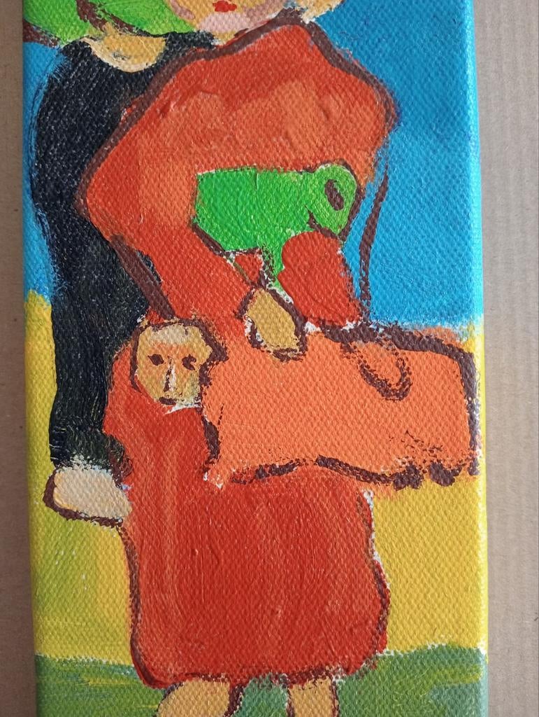 2 vrouwen monogram TP, Antiek en Kunst, Ophalen of Verzenden