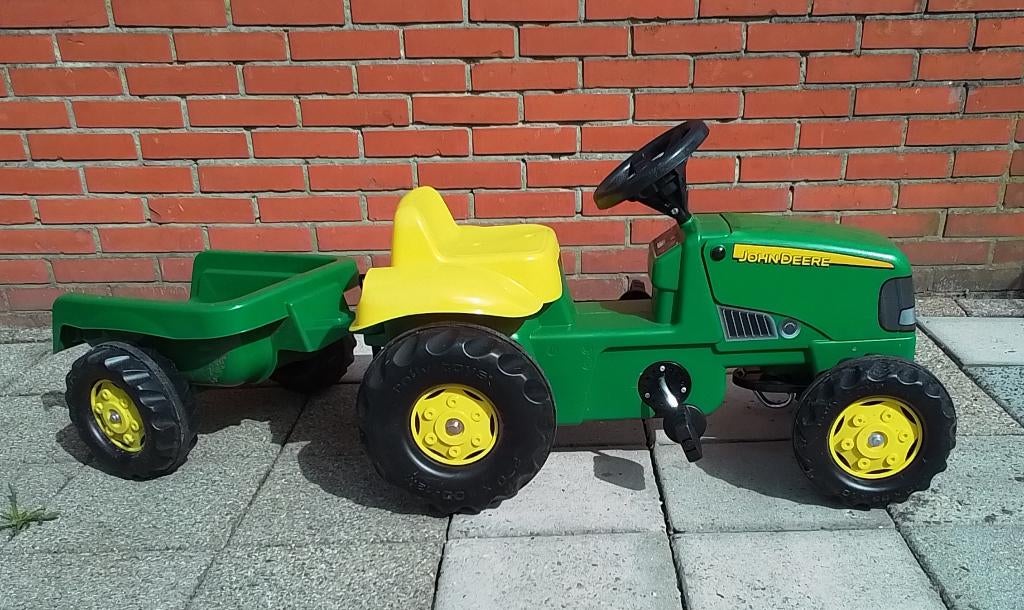 John Deere trap tractor rolly toys, Ophalen, Zo goed als nieuw, Trapvoertuig