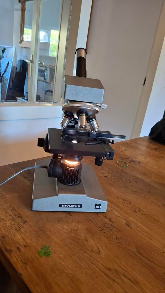 Ontdek die Onsigbare Heelal:Klassieke Olympus CHC Mikroskoop, Audio, Tv en Foto, Optische apparatuur | Microscopen, Ophalen of Verzenden