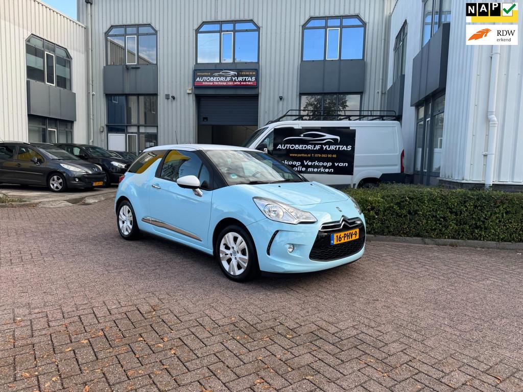 Citroen DS3 1.6 So Chic, Auto's, Voorwielaandrijving, Euro 5, 4 cilinders, Blauw
