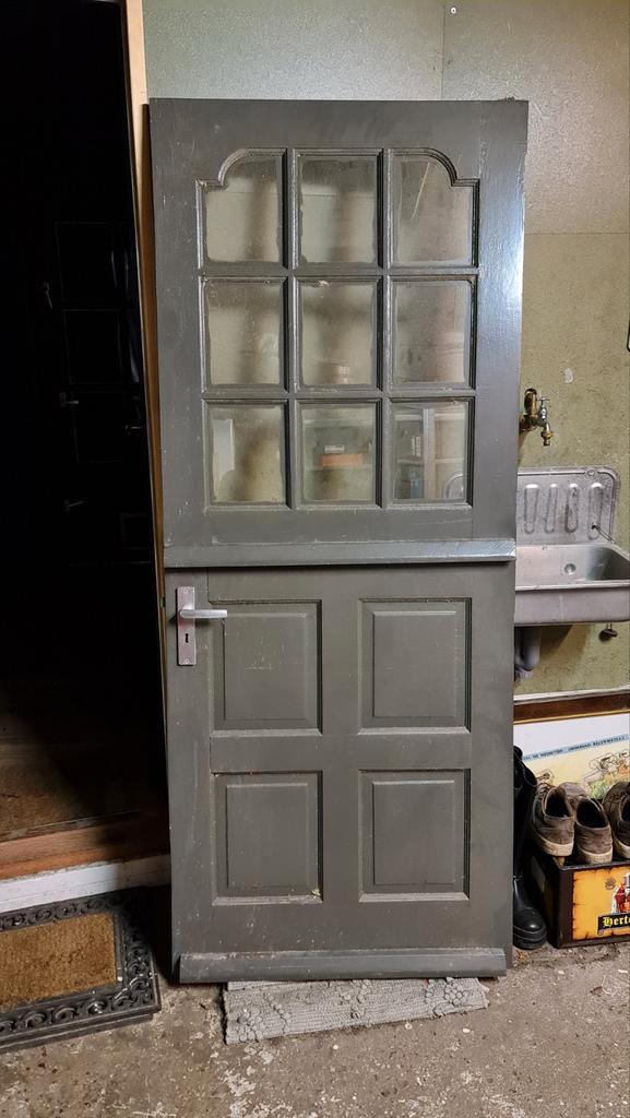 Tweedelige Buitendeur/Boerderijdeur incl. beslag, Doe-het-zelf en Verbouw, Deuren en Horren, Ophalen