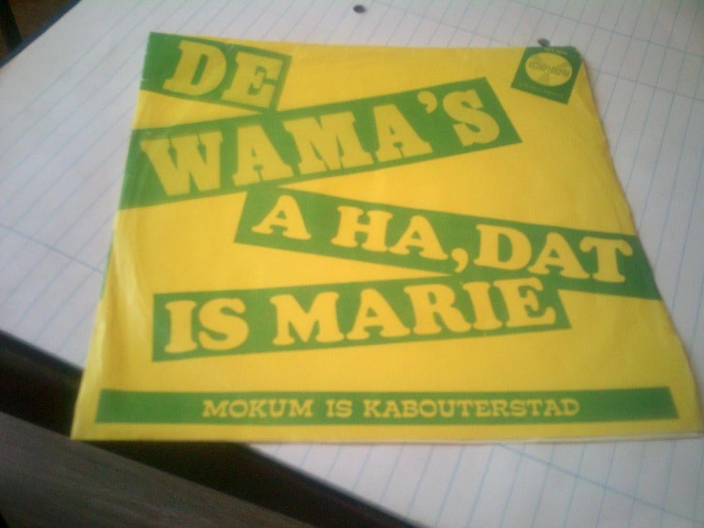 DE WAMA ' S A HA , DAAR IS MARIE - MOKUM IS KABOUTETRSTAD, Ophalen of Verzenden, Zo goed als nieuw, Overige formaten, Levenslied of Smartlap