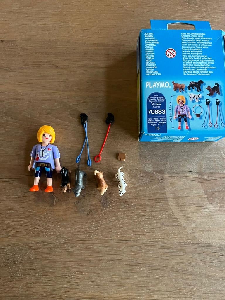Playmobil 70883 Hondenuitlaatservice met figuur en honden, Ophalen of Verzenden, Gebruikt