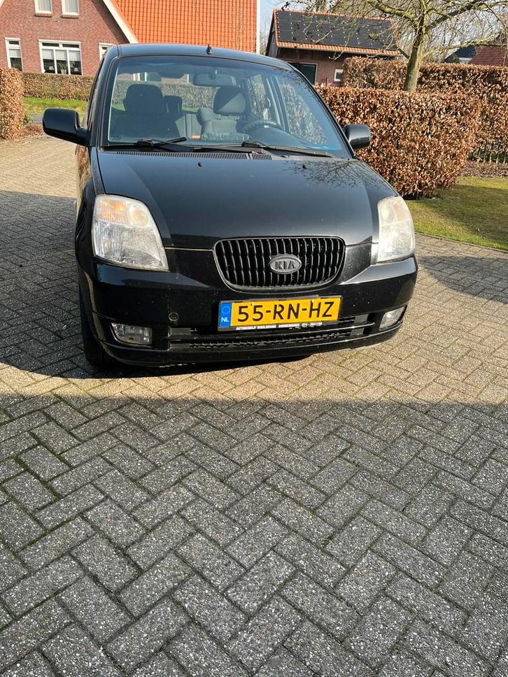 Kia Picanto 1.0 2005 Zwart, Auto's, Kia, Particulier, Picanto, Benzine, B, Hatchback, Handgeschakeld, Origineel Nederlands, Zwart