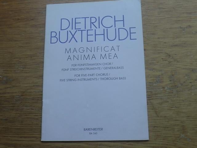 Dietrich buxtehude - magnificat anima mea, Ophalen of Verzenden, Gebruikt, Artiest of Componist, Populair