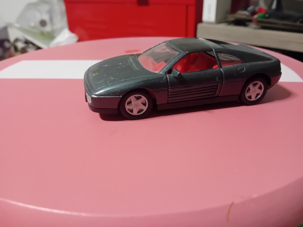 Miniatuur Maisto Shell Ferrari 348ts Schaal 1:38, Gebruikt, Auto, Groter dan 1:32, Ophalen