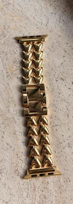 Gouden hartjes apple watch bandje, Ophalen of Verzenden, Zo goed als nieuw, Goud
