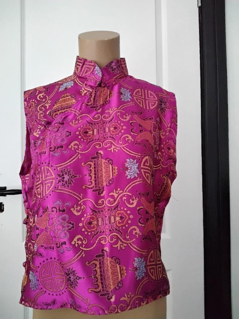 100% zijde hesje, L, Made in nepal, Ophalen of Verzenden, Nieuw, Maat 42/44 (L)