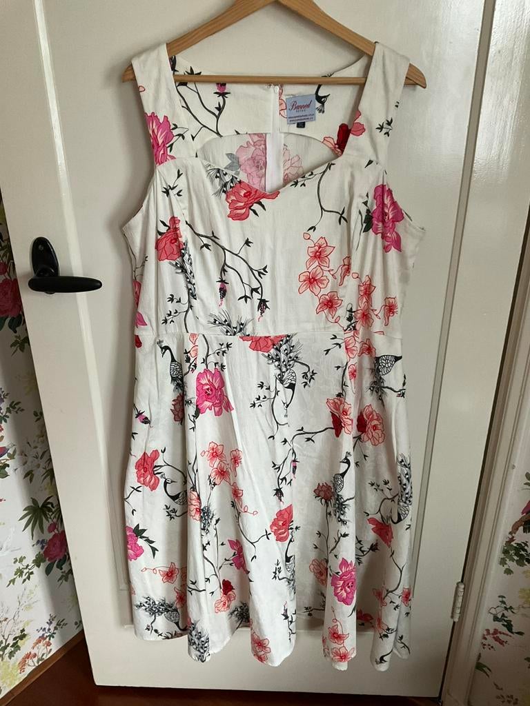 Banned Retro jurk maat 3xl, Overige kleuren, Maat 46/48 (XL) of groter, Ophalen of Verzenden, Zo goed als nieuw