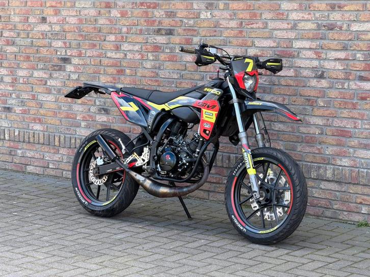 Sherco sm50 - 70cc schakelbrommer, Fietsen en Brommers, Brommers | Crossbrommers, Zo goed als nieuw, Overige merken, Ophalen