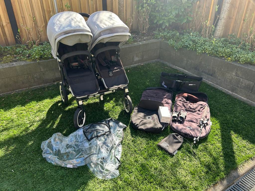 Bugaboo Donkey Duo kinderwagen - Compleet pakket!, Gebruikt, Ophalen, Kinderwagen, Duowagen