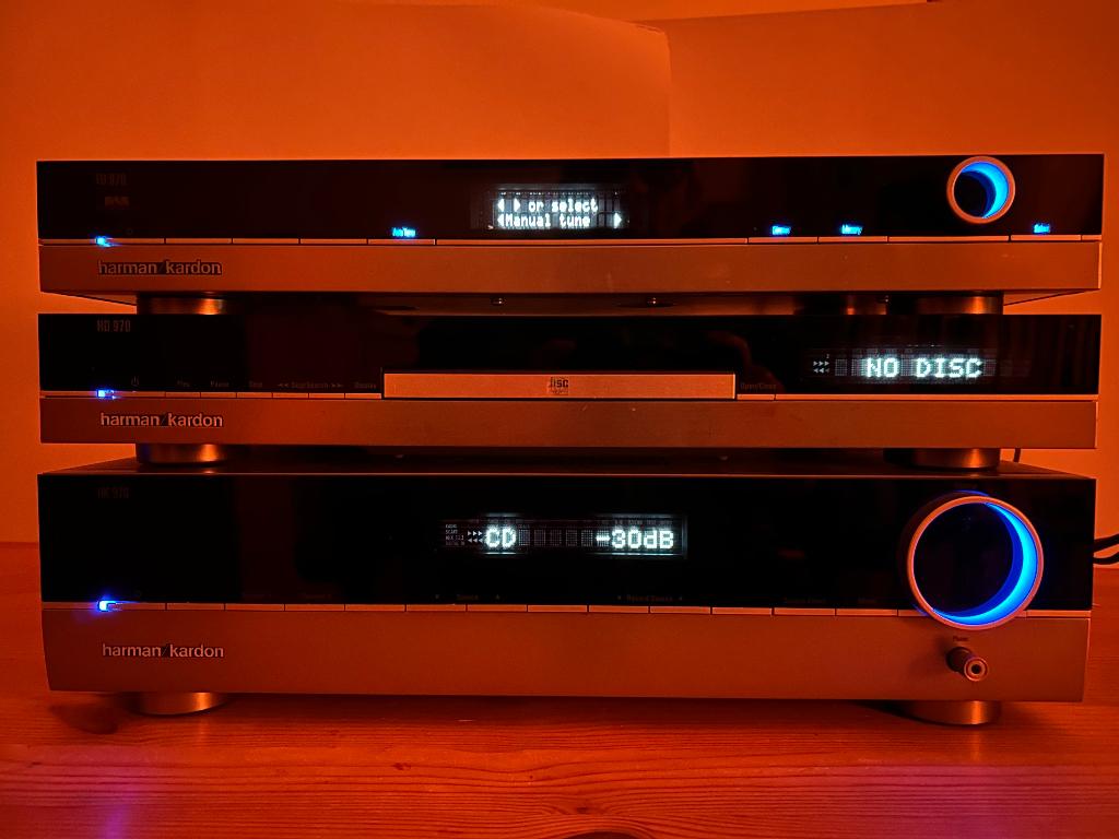 Harman Kardon 970 stereo set, Losse componenten, Zo goed als nieuw, Tuner of Radio, Ophalen