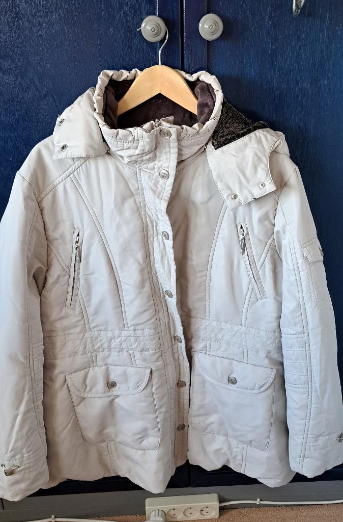 Scenergy dames parka of jas maat 48 - 50, Kleding | Dames, Jassen | Winter, Scenergy, Beige, Maat 46/48 (XL) of groter, Ophalen of Verzenden