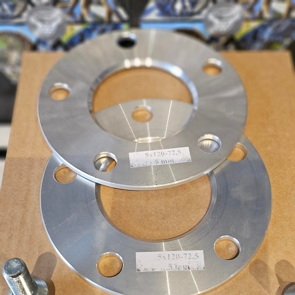 Spoorverbreders spacers Bmw serie E of F 5x120 72,6  5mm, Ophalen of Verzenden