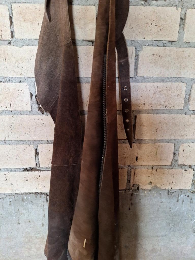 Suede beenchaps western rijden, Dieren en Toebehoren, Ophalen of Verzenden, Western, Schoeisel