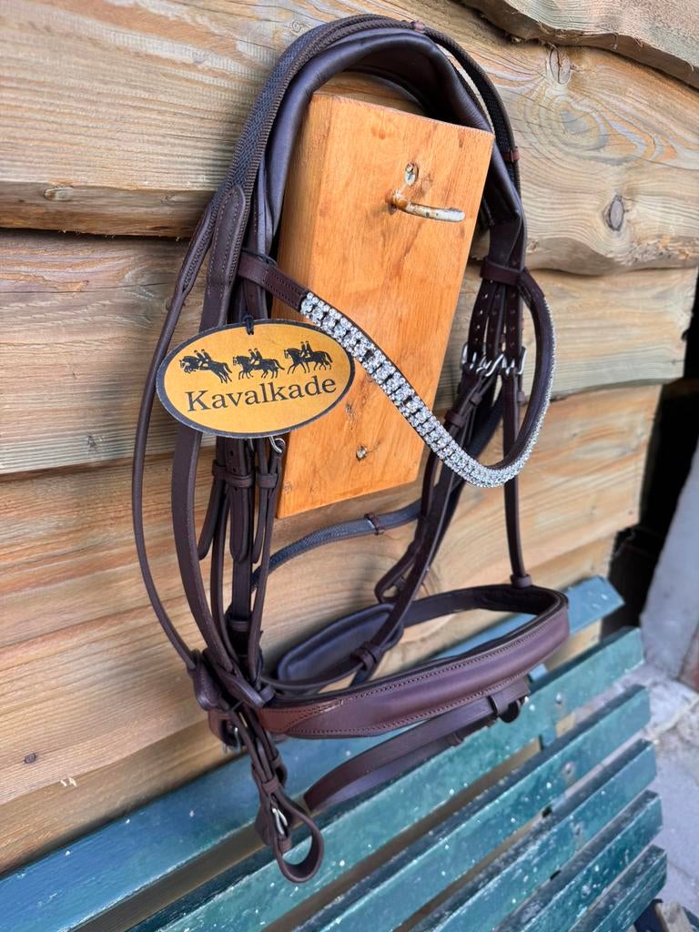 Kavalkade hoofdstel Bruin Cob NIEUW, Dieren en Toebehoren, Ophalen of Verzenden, Nieuw, Springen