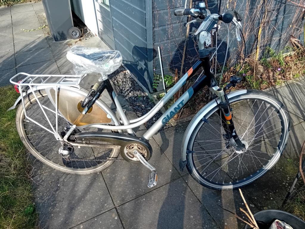 Damesfiets 28 inch, Ophalen, Versnellingen, Giant, 53 tot 56 cm