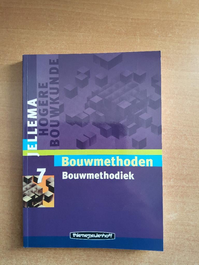 Jellema Module 7 - Bouwmethodiek, ThiemeMeulenhoff, Zo goed als nieuw, Beta, HBO