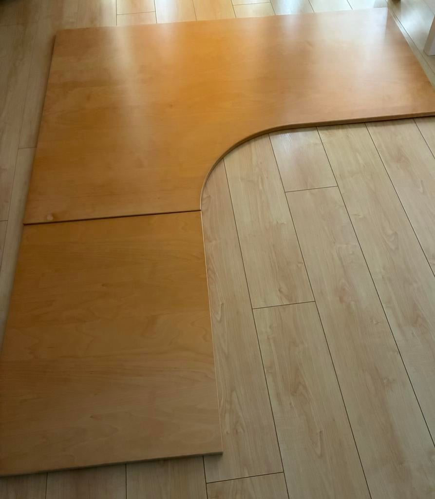 Ikea Galant Hoekbureaublad, Huis en Inrichting, Bureaus, Gebruikt, Ophalen