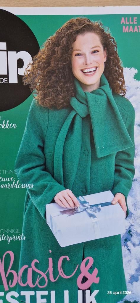 Knipmode december 2018 - Feestelijke mode en patronen, Hobby en Vrije tijd, Kledingpatronen, Ophalen of Verzenden, Vrouw, Knipmode