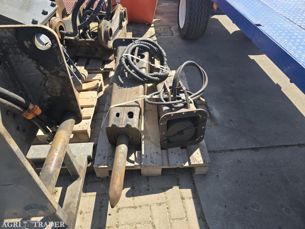 2x Hydraulische sloophamer 2,5 tot 10 ton, Niet opgegeven, -, Niet opgegeven