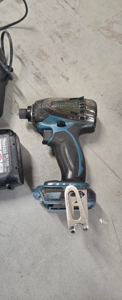 Complete Makita set: Slagschroevendraaier, Boormachine, Ophalen of Verzenden, Gebruikt, Boor- en Schroefmachine, Variabele snelheid