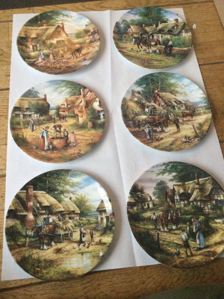 Wedgwood sierborden Country Days, Ophalen of Verzenden