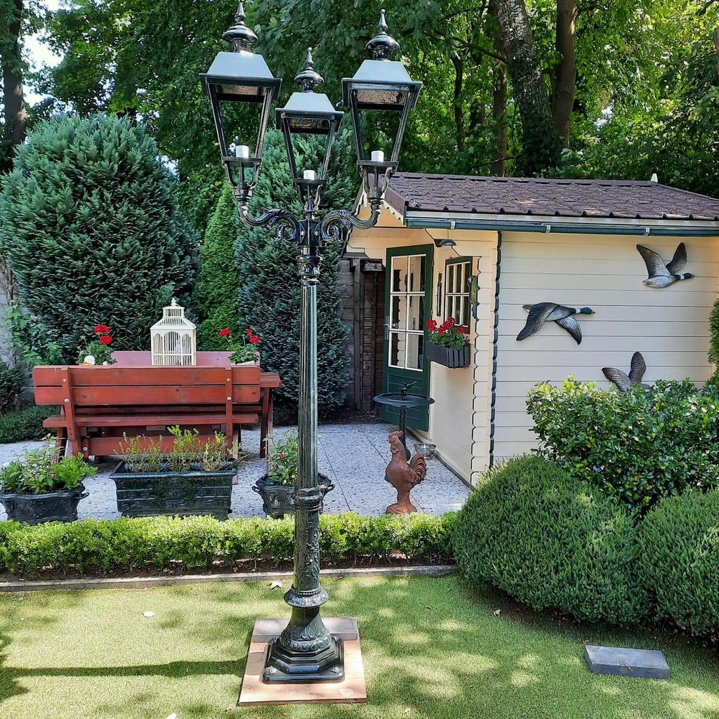 Tuinlantaarn, Ophalen, Staande lamp, Aluminium, 50 tot 250 watt