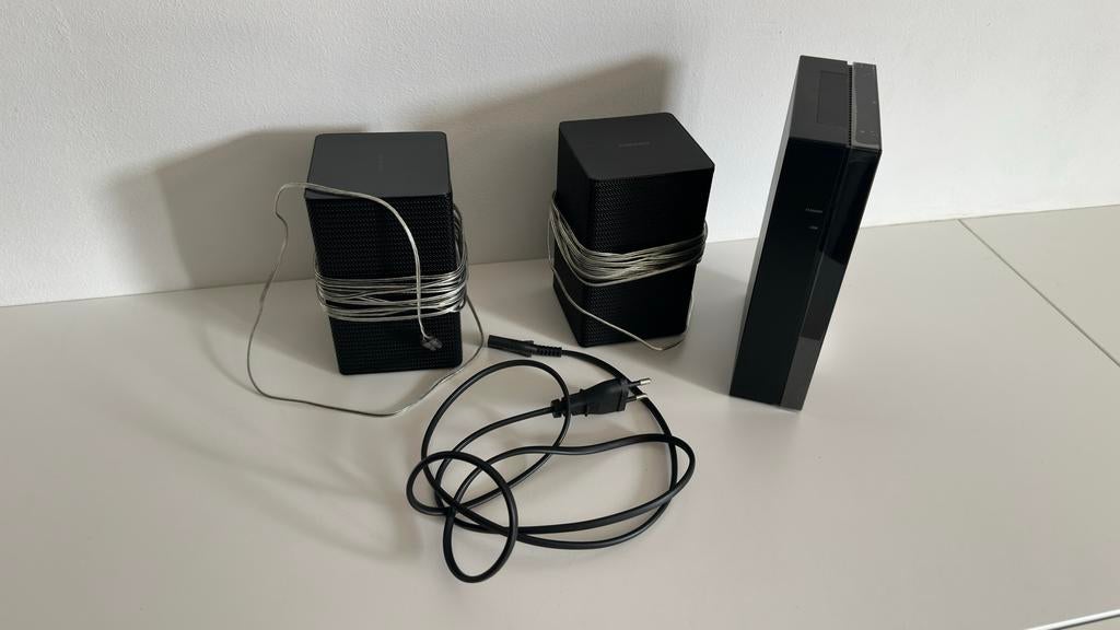 Samsung SWA-9000S draadloze surround speakers, Audio, Tv en Foto, Luidsprekers, Ophalen of Verzenden, Gebruikt, Front, Rear of Stereo speakers