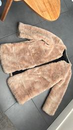 Fake fur zara jas maat large, Ophalen of Verzenden, Gedragen, Maat 42/44 (L), Beige