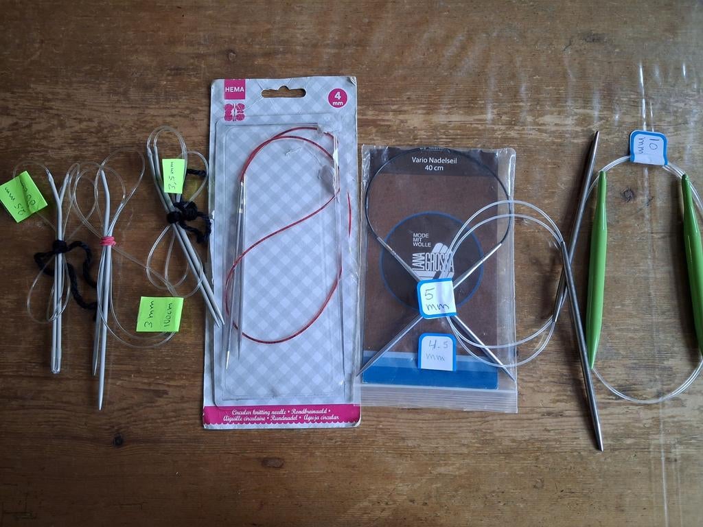 Rondbreinaalden diversen maten., Ophalen of Verzenden, Nieuw, Breien, Naald