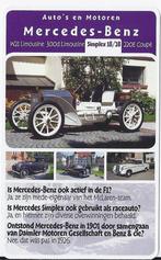 W2278 autokaartje mercedes benz simplex 18/28, Ophalen of Verzenden, Zo goed als nieuw, Auto's