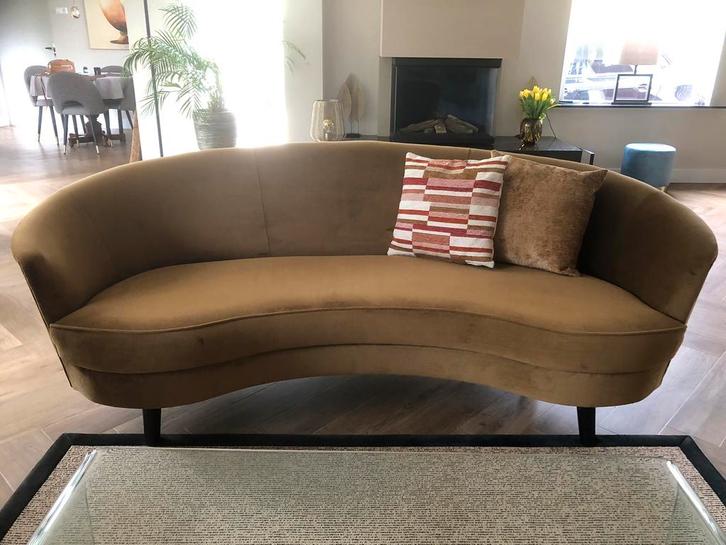 Te koop Sissy-Boy halfronde bank, model ‘London’, Huis en Inrichting, Banken | Sofa's en Chaises Longues, Gebruikt, Driepersoons