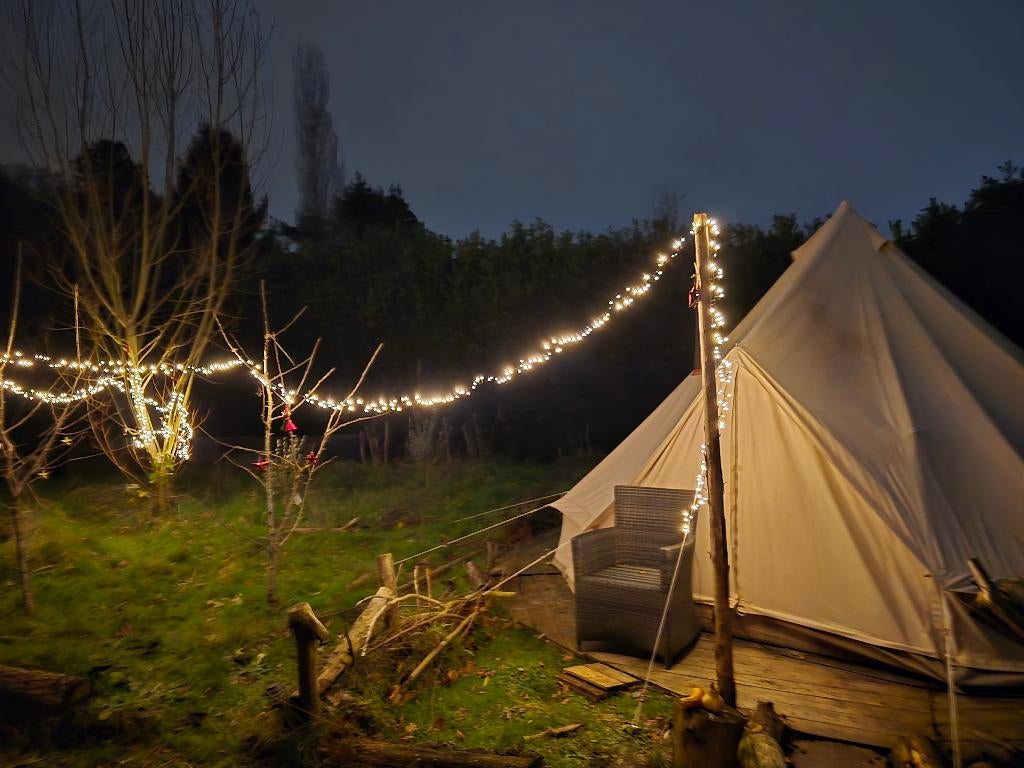 Canvas tent Obelink Sahara 500 Ultimate Bell tent, Caravans en Kamperen, Tenten, Ophalen, Gebruikt, Meer dan 6