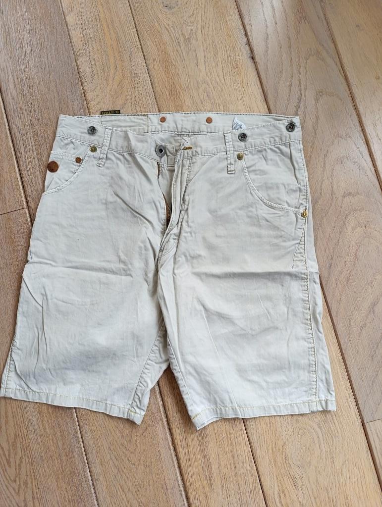 Beige korte broek, G-star, maat 31, Kleding | Heren, Broeken en Pantalons, Beige, Ophalen of Verzenden, G-Star, Gedragen
